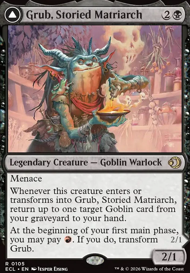 Grub, Storied Matriarch // Grub, Notorious Auntie [ #0105 ] (ECL-R)