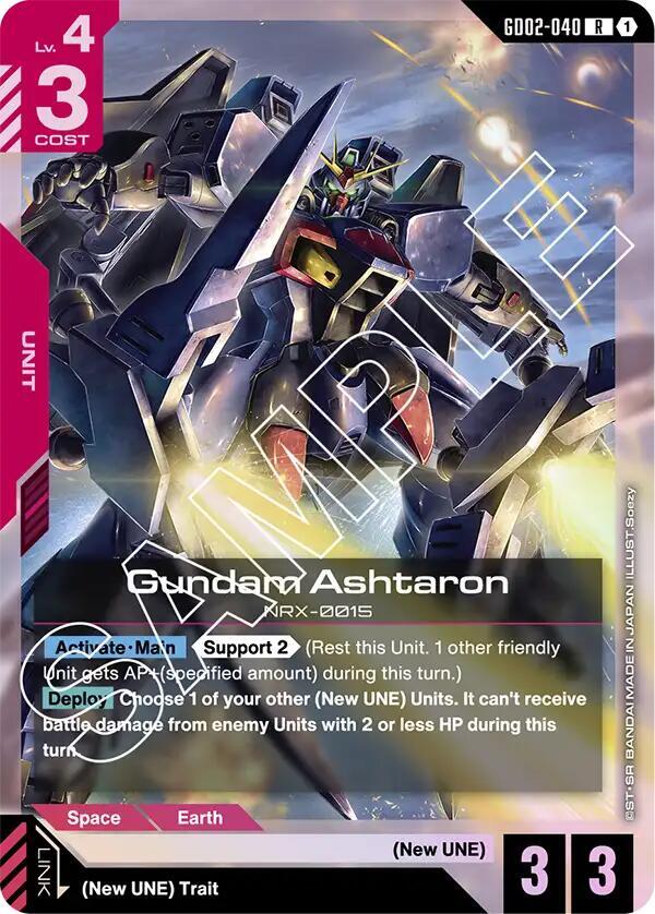 Gundam Ashtaron - GD02-040 (GD02) - Near Mint (R)