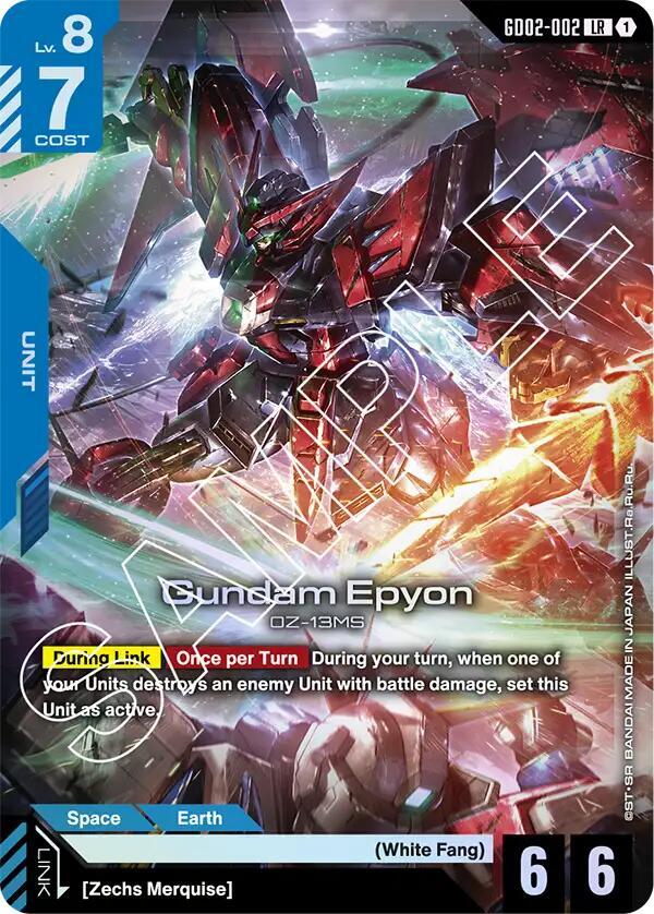 Gundam Epyon - GD02-002 (GD02) - Near Mint (R)