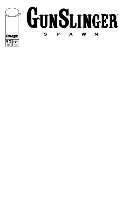 GUNSLINGER SPAWN #50 CVR D BLANK SKETCH VAR - Image 2