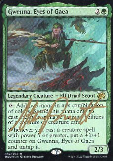 Gwenna, Eyes of Gaea (BRO-R-FOIL)[Artist Signature]