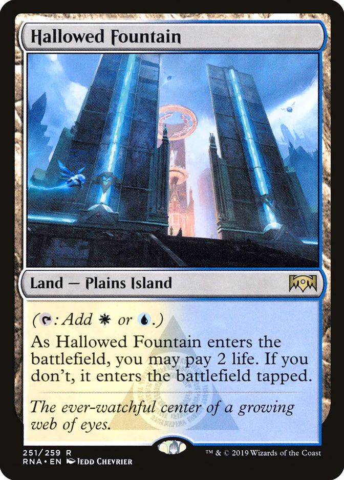 Hallowed Fountain (RNA-R-FOIL) Light Play