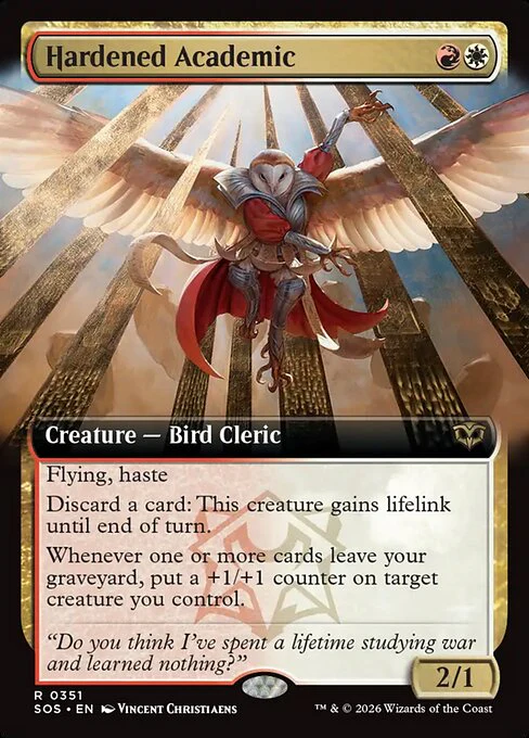 Hardened Academic [ #0351 Extended Art ] (SOS-R)