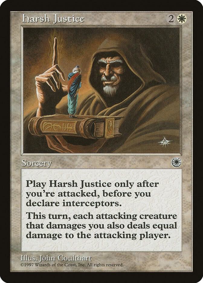 Harsh Justice (POR-R) Light Play