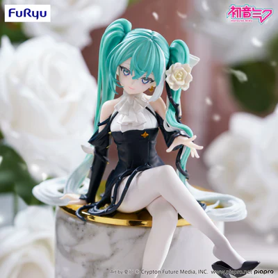 Hatsune Miku Flower Fairy White Rose Noodle Stopper Figure