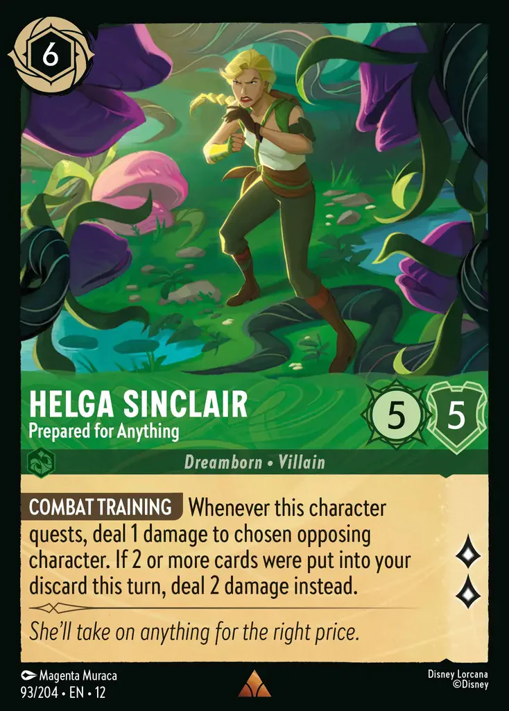 Helga Sinclair - Prepared for Anything (Wilds Unknown - 093/204) Rare
