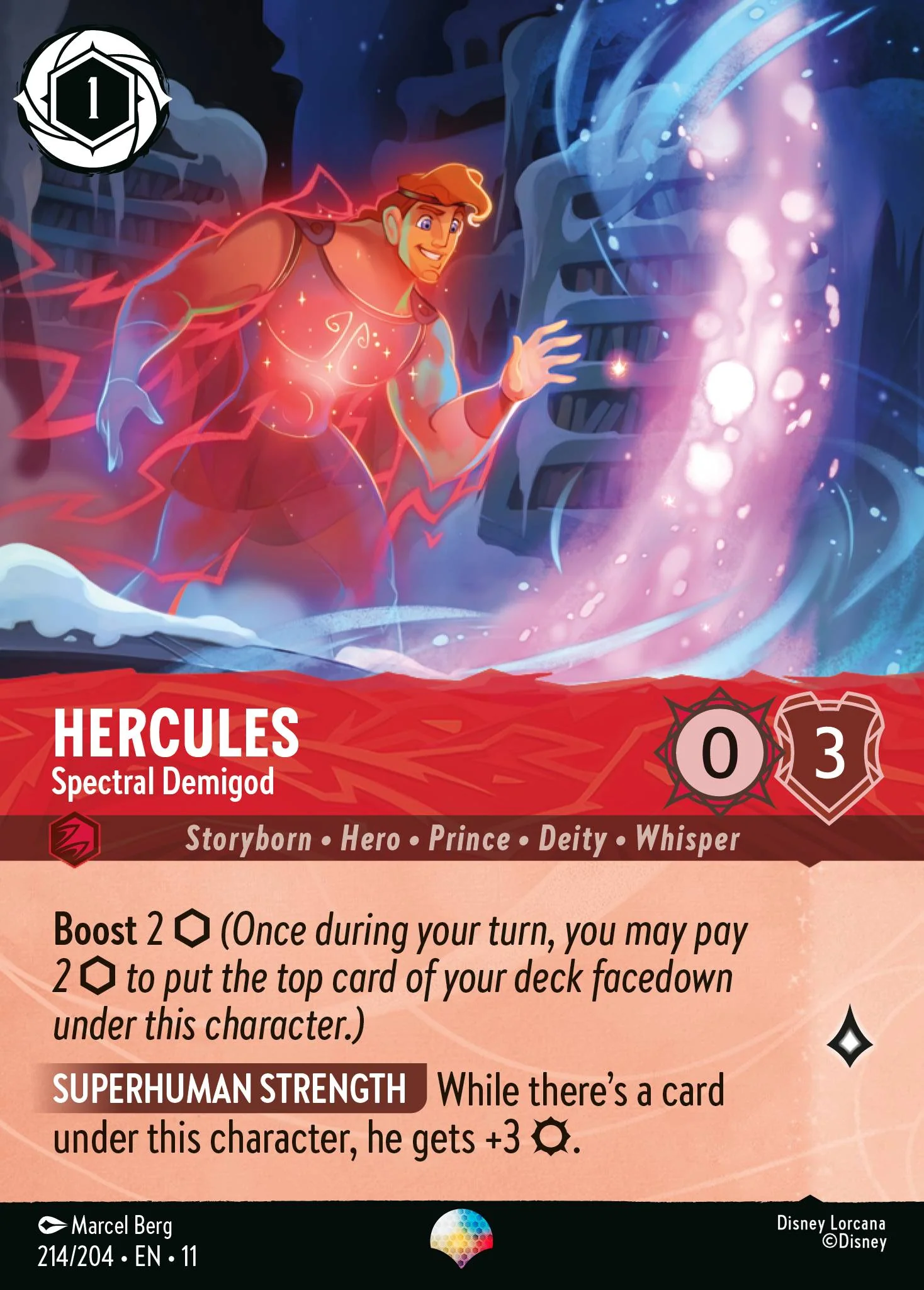 Hercules - Spectral Demigod  (214/204 - Winterspell)  Epic