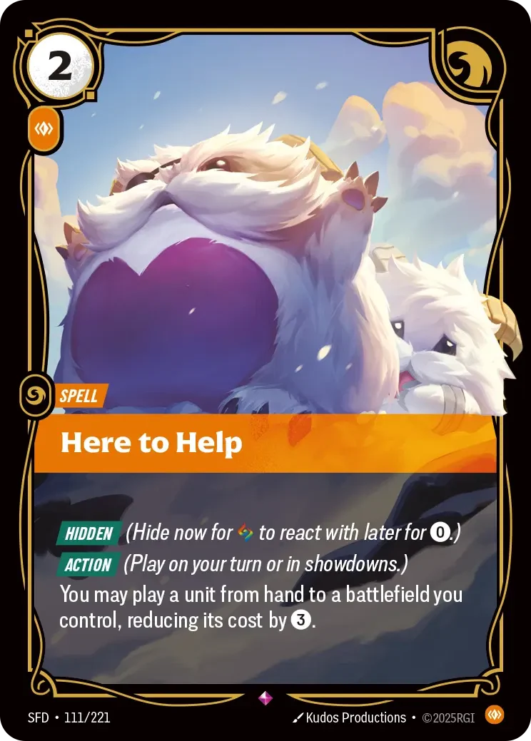 Here to Help - 111/221 (SFD) Rare