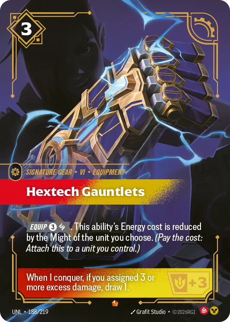 Hextech Gauntlets - 188/219 (UNL)  Epic