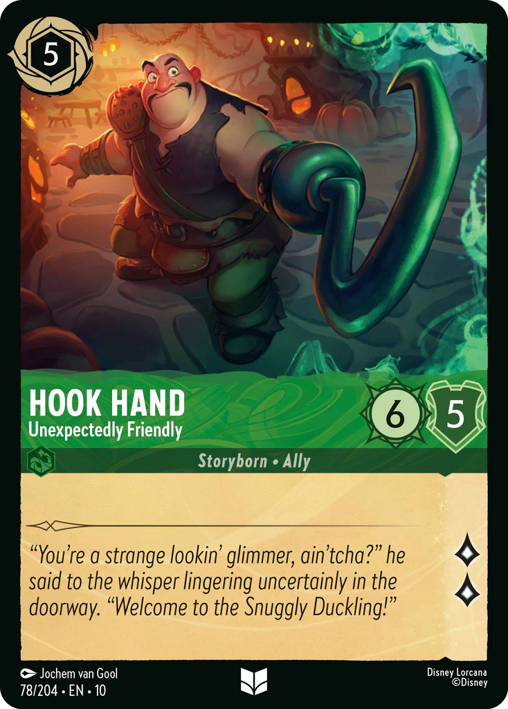 Hook Hand - Unexpectedly Friendly (078/204 - Whispers in the Well) Uncommon