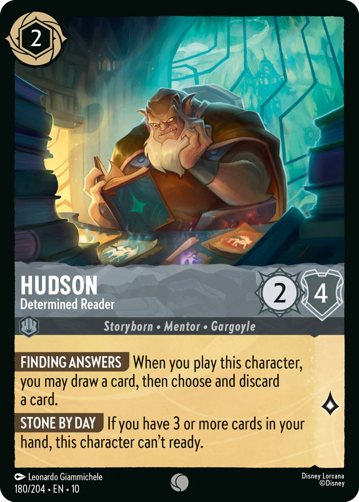 Hudson - Determined Reader (180/204 - Whispers in the Well) Common