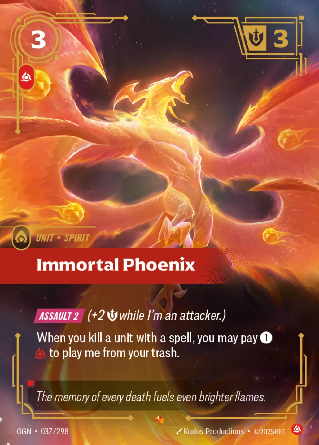 Immortal Phoenix - 037/298 (OGN) Epic