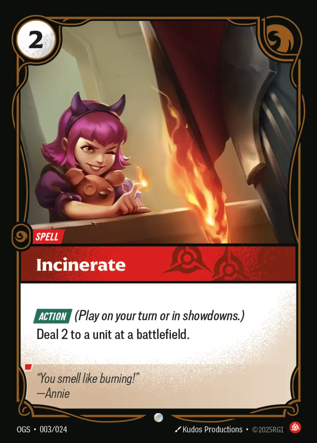 Incinerate - 003/024 (OGS) Common