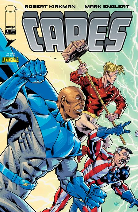 INVINCIBLE UNIVERSE CAPES #1 CVR B MARK ENGLERT VAR - Image 2