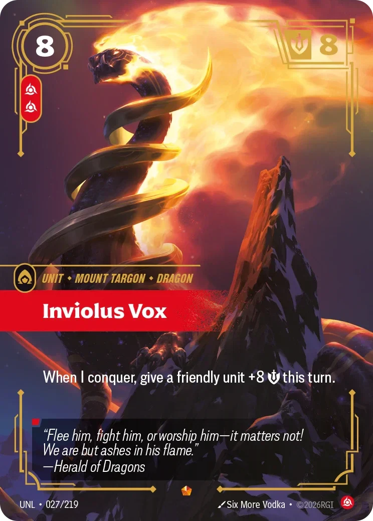 Inviolus Vox - 027/219 (UNL)  Epic