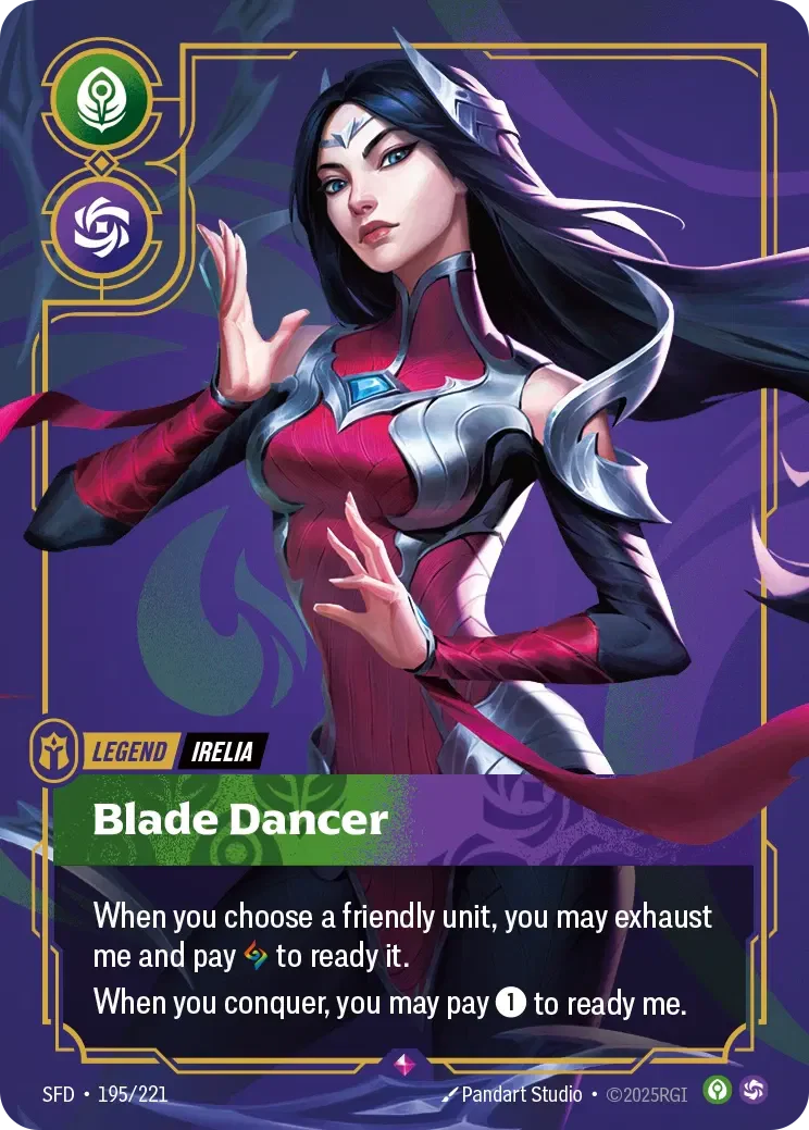 Irelia - Blade Dancer - 195/221 (SFD) Rare