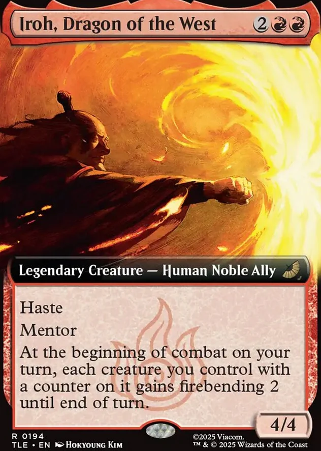 Iroh, Dragon of the West [ #0194 Extended Art ] (TLE-R) - Image 2