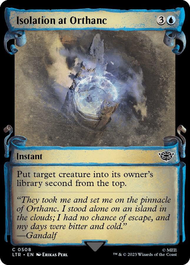 Isolation at Orthanc [#0508 Showcase Scrolls] (LTR-C-Foil)