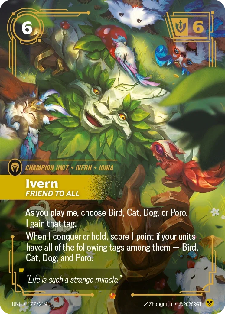 Ivern - Friend to All - 177/219 (UNL)  Epic