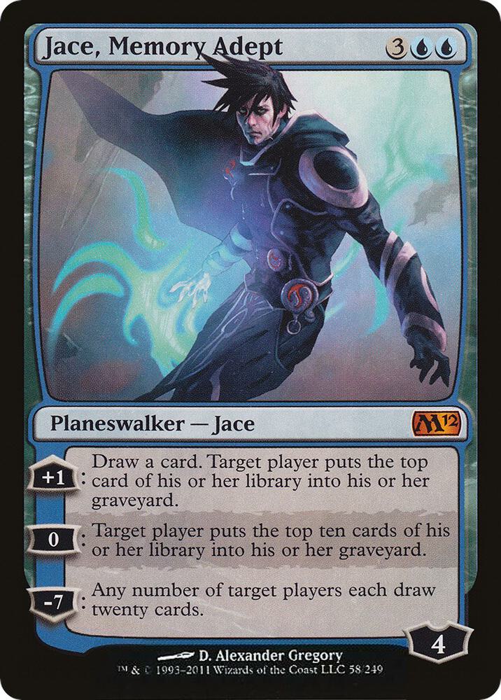 Jace, Memory Adept (M12-M) Heavy Play