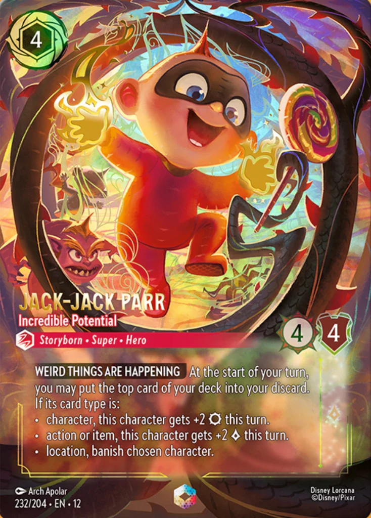 Jack-Jack Parr - Incredible Potential (Wilds Unknown - 232/204) Enchanted