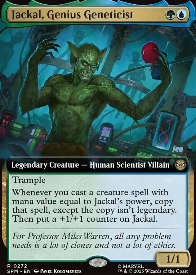 Jackal, Genius Geneticist [ #0272 Extended Art ] (SPM-R)