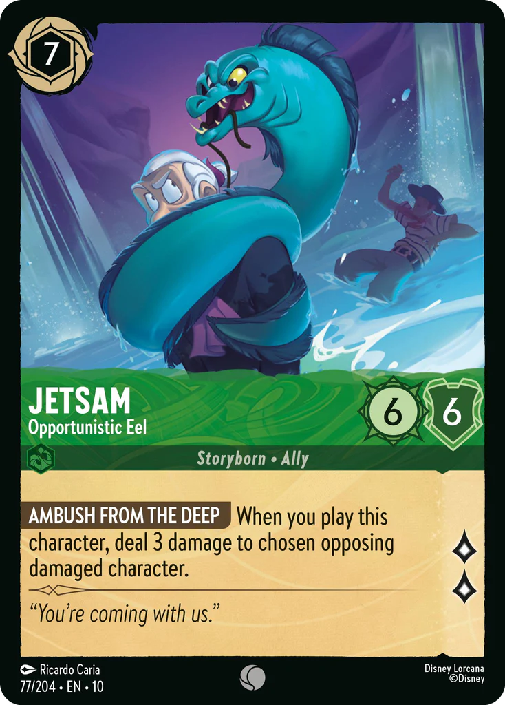 Jetsam - Opportunistic Eel (077/204 - Whispers in the Well) Common