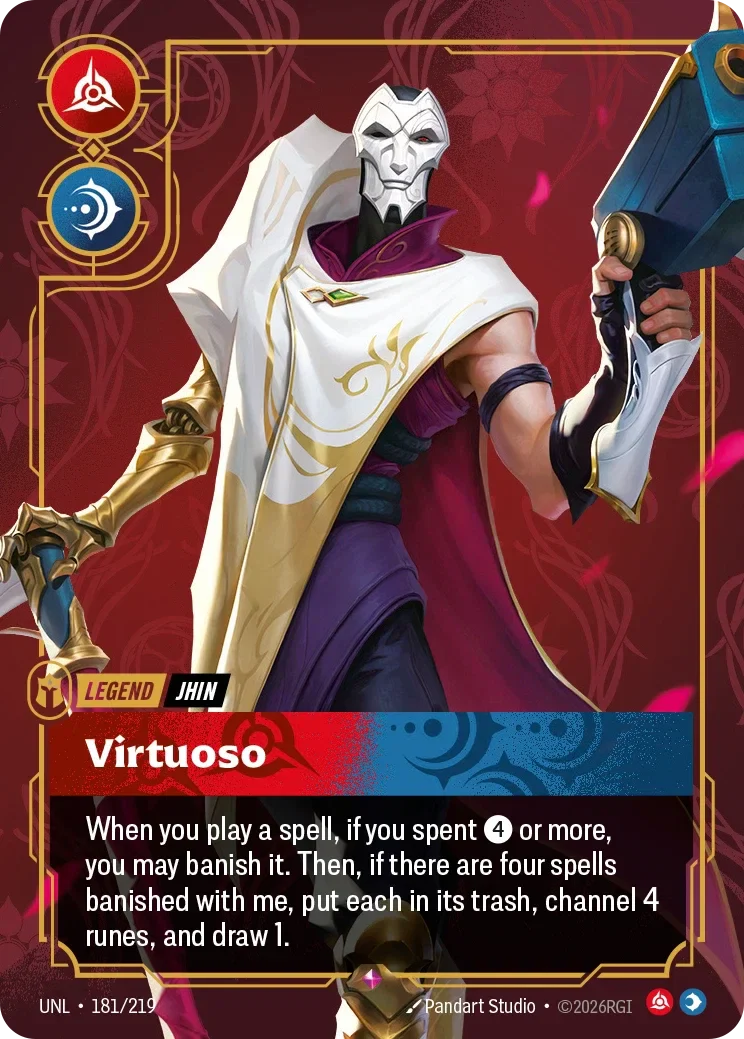 Jhin - Virtuoso - 181/219 (UNL)  Rare