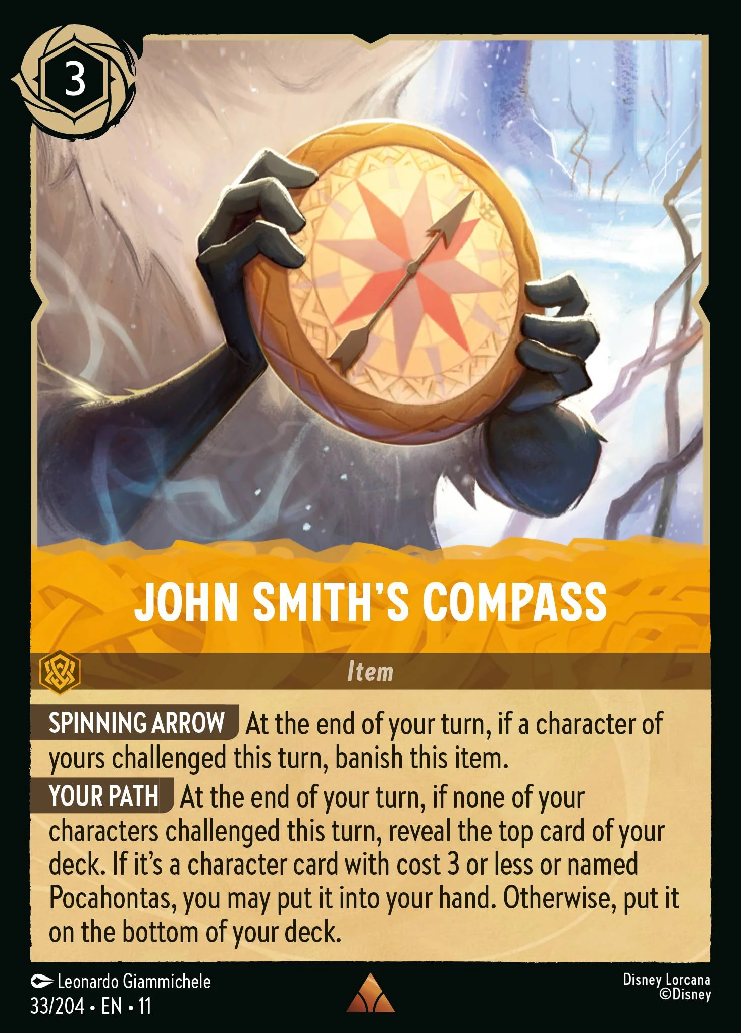 John Smith's Compass (033/204 - Winterspell) Rare