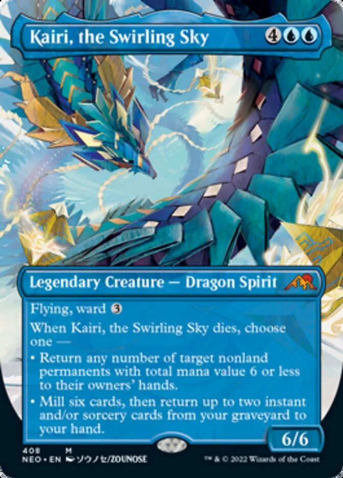 Kairi, the Swirling Sky [ #408 Alternate-Art Borderless ] (NEO-M)