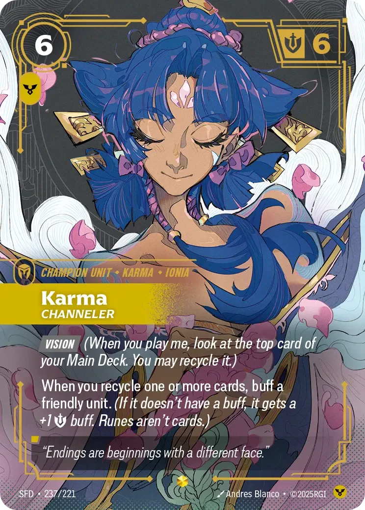 Karma - Channeler (Overnumbered) - 237/221 (SFD) Showcase