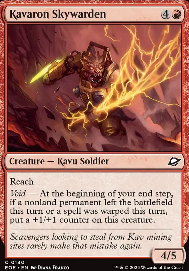 Kavaron Skywarden [ #0140 ] (EOE-C) - Image 2