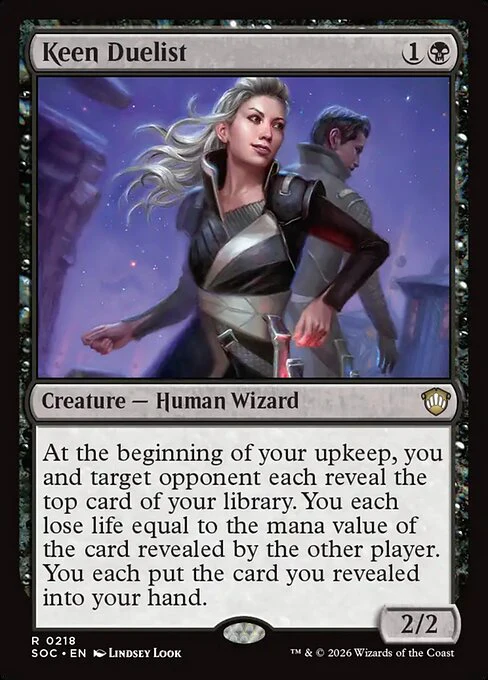 Keen Duelist [ #0218 ] (SOC-R)