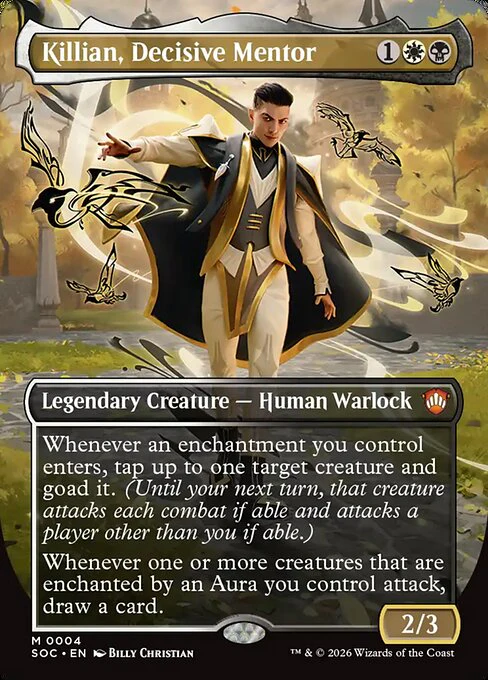 Killian, Decisive Mentor [ #0004 Borderless ] (SOC-M)