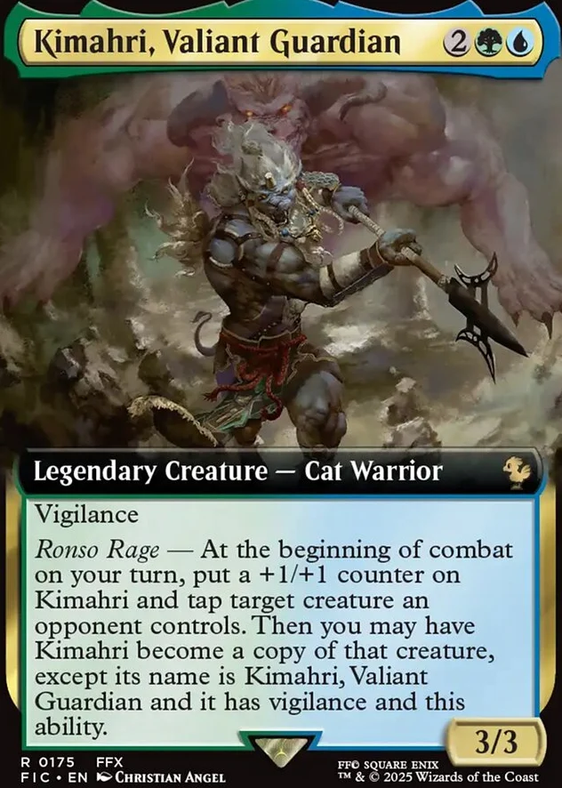 Kimahri, Valiant Guardian [ #0175 Extended Art ] (FIC-R)