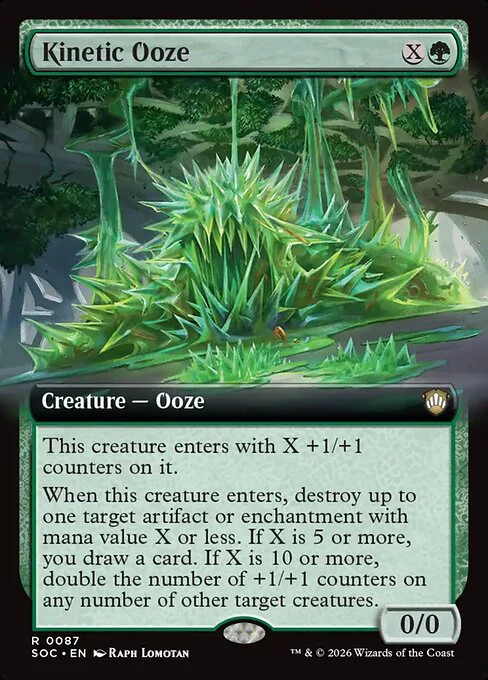 Kinetic Ooze [ #0087 Extended Art ] (SOC-R)