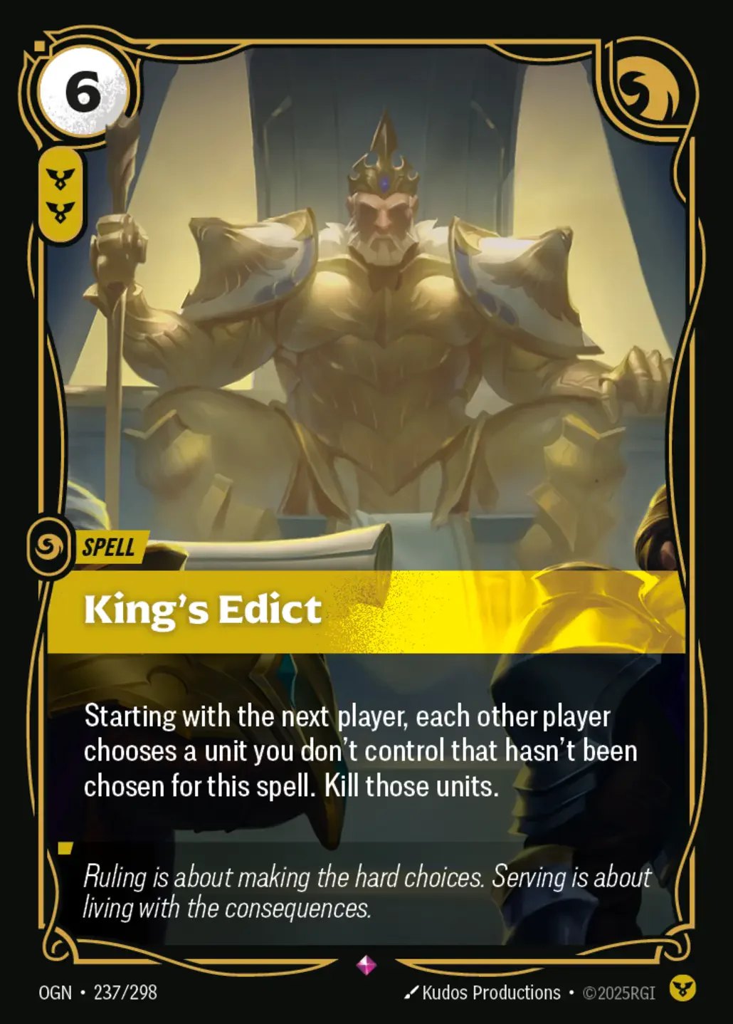 King's Edict - 237/298 (OGN) Rare