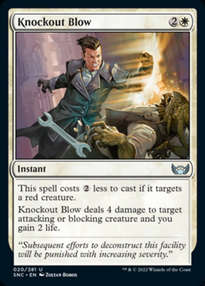 Knockout Blow [ #020/281 ] (SNC-U)