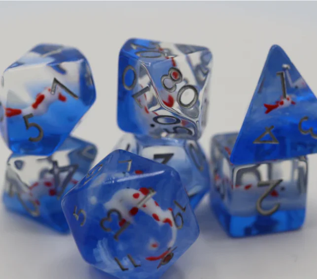 Koi Pond RPG Dice Set