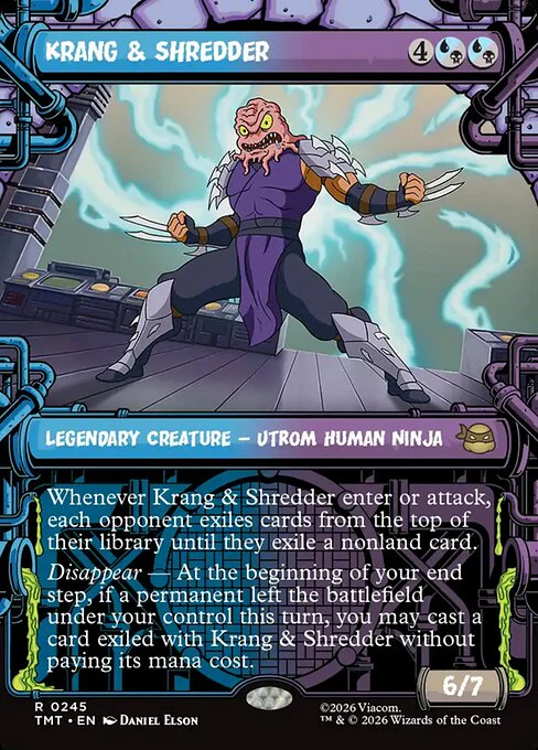 Krang & Shredder [ #0245 Sewer Frame Showcase ] (TMT-R)