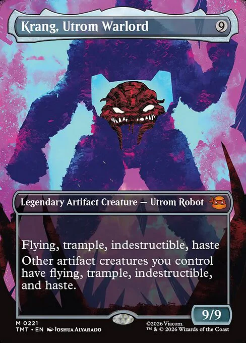 Krang, Utrom Warlord [ #0221 Silhouette Borderless ] (TMT-M) - Image 2
