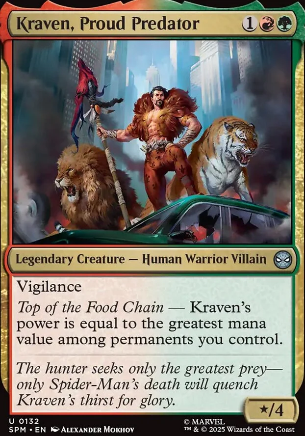 Kraven, Proud Predator [ #0132 ] (SPM-U) - Image 2