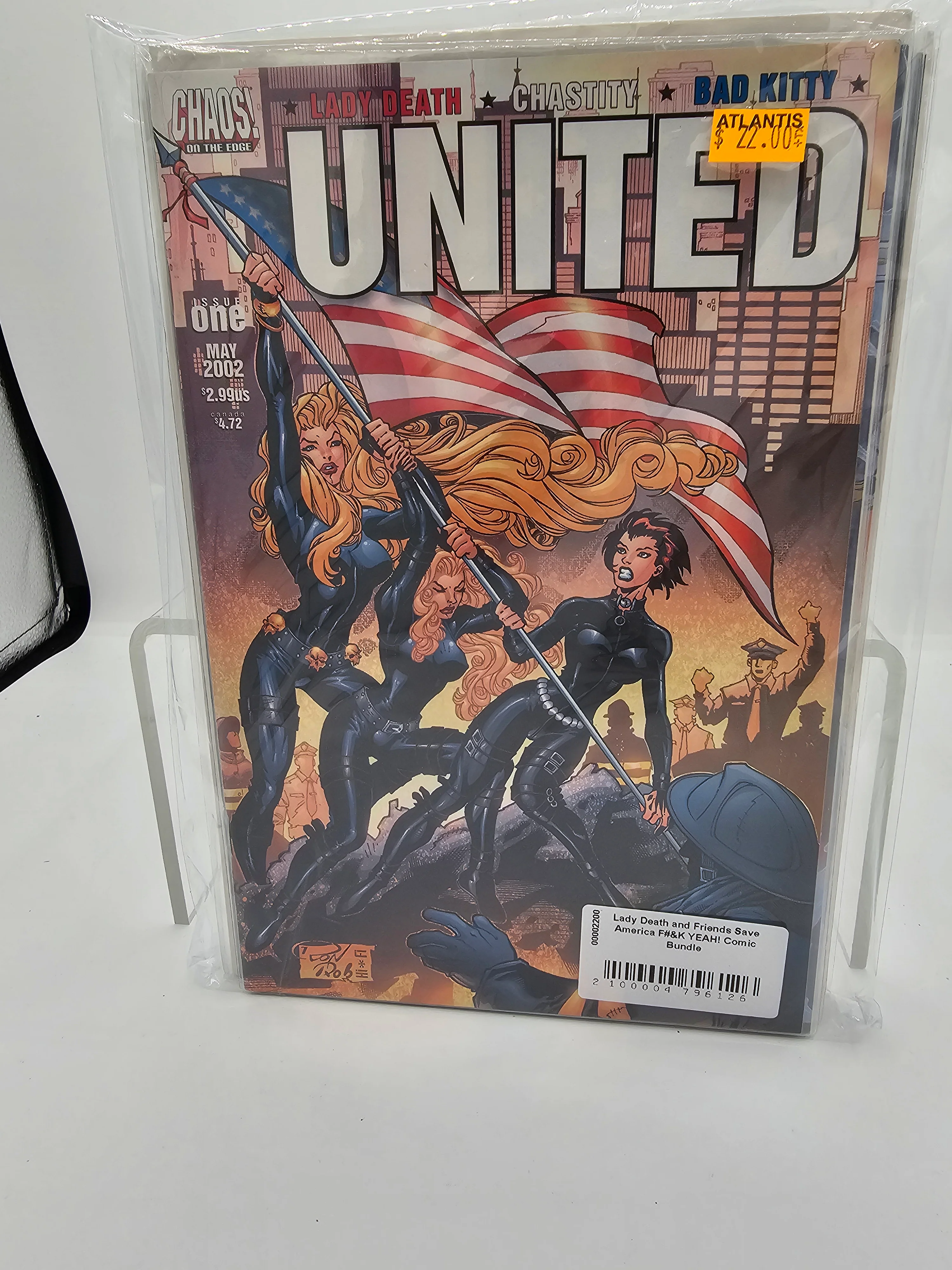Lady Death and Friends Save America F#&K YEAH! Comic Bundle