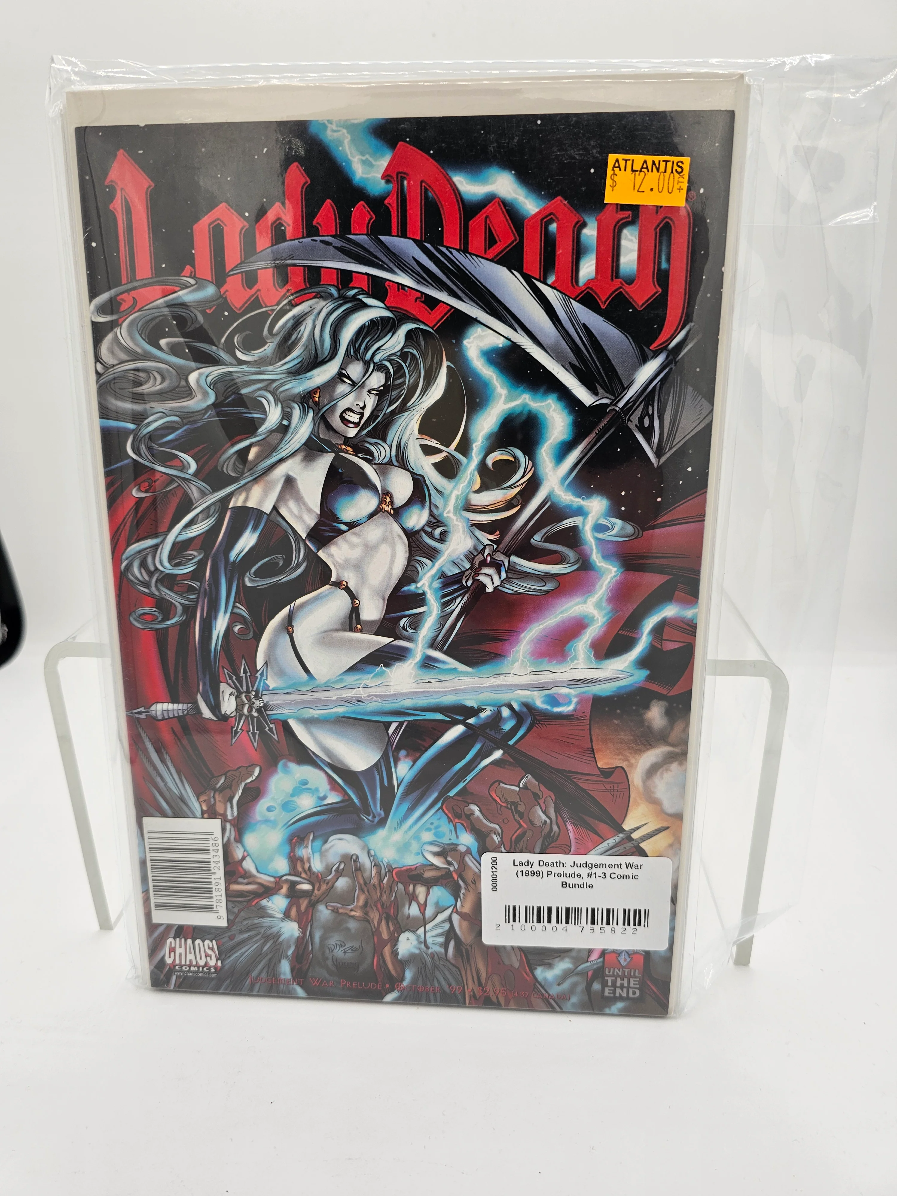 Lady Death: Judgement War (1999) Prelude, #1-3 Comic Bundle