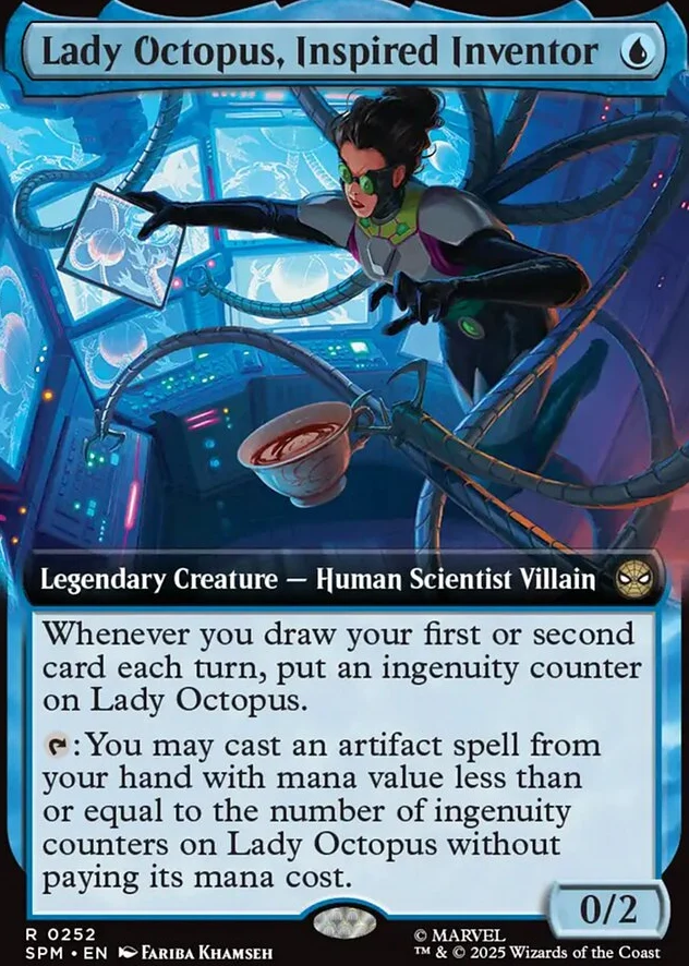 Lady Octopus, Inspired Inventor [ #0252 Extended Art ] (SPM-R) - Image 2