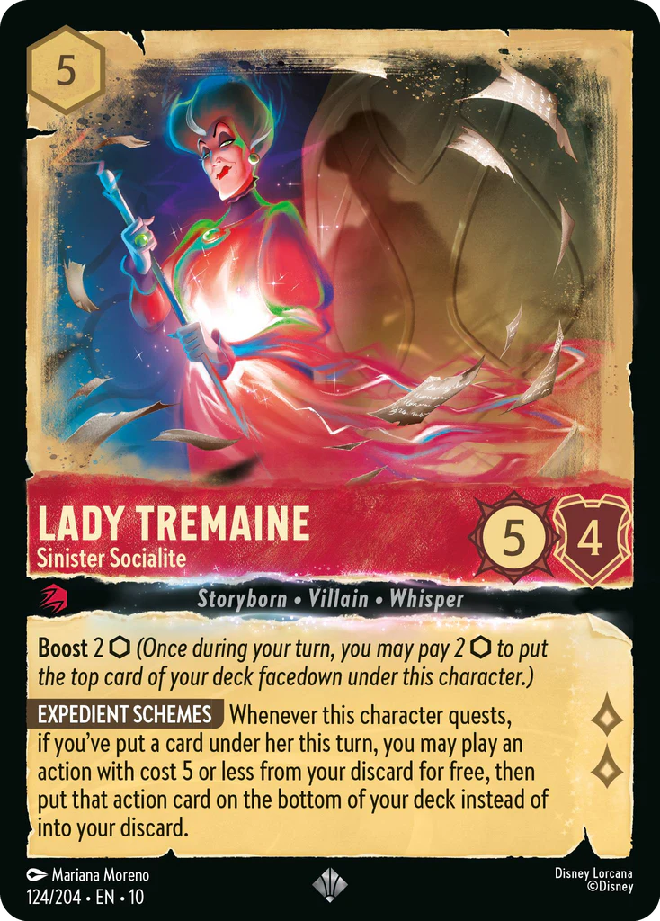 Lady Tremaine - Sinister Socialite (124/204 - Whispers in the Well) Super Rare