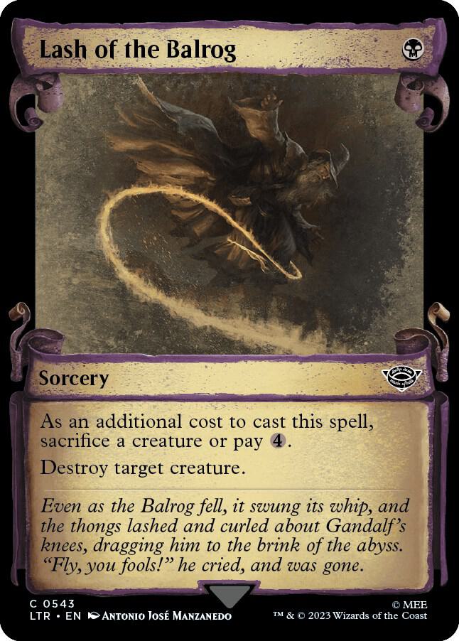 Lash of the Balrog [#0543 Showcase Scrolls] (LTR-C)