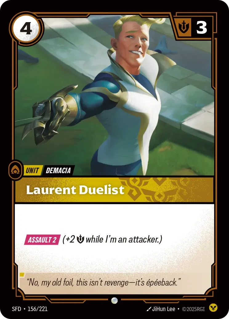 Laurent Duelist - 156/221 (SFD) Common