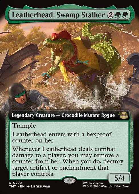 Leatherhead, Swamp Stalker [ #0272 Extended Art ] (TMT-R)