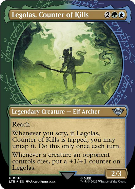 Legolas, Counter of Kills [#0816 Surge Foil Showcase] (LTR-U)